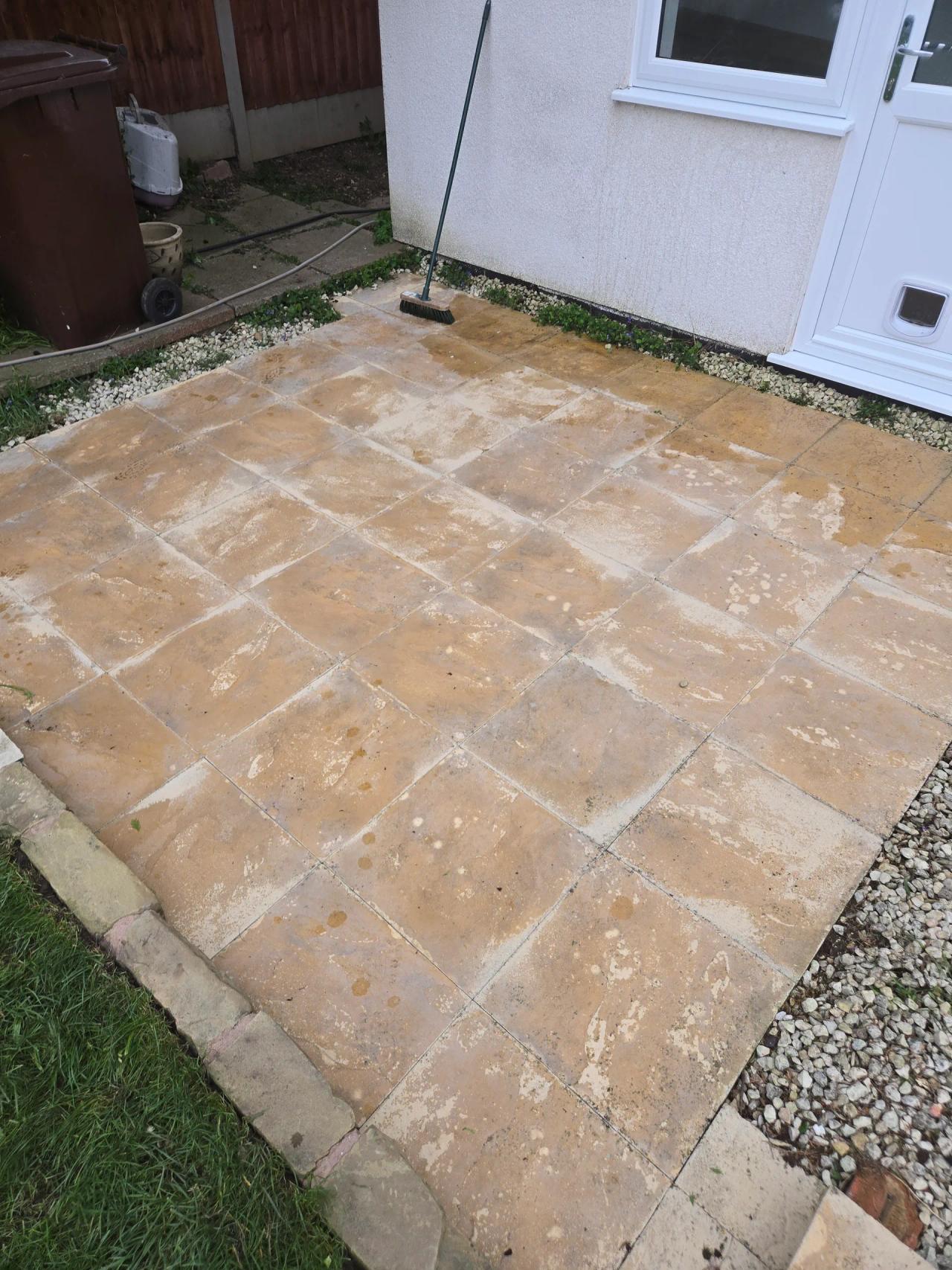 Driveway and patio restoration in Kidderminster