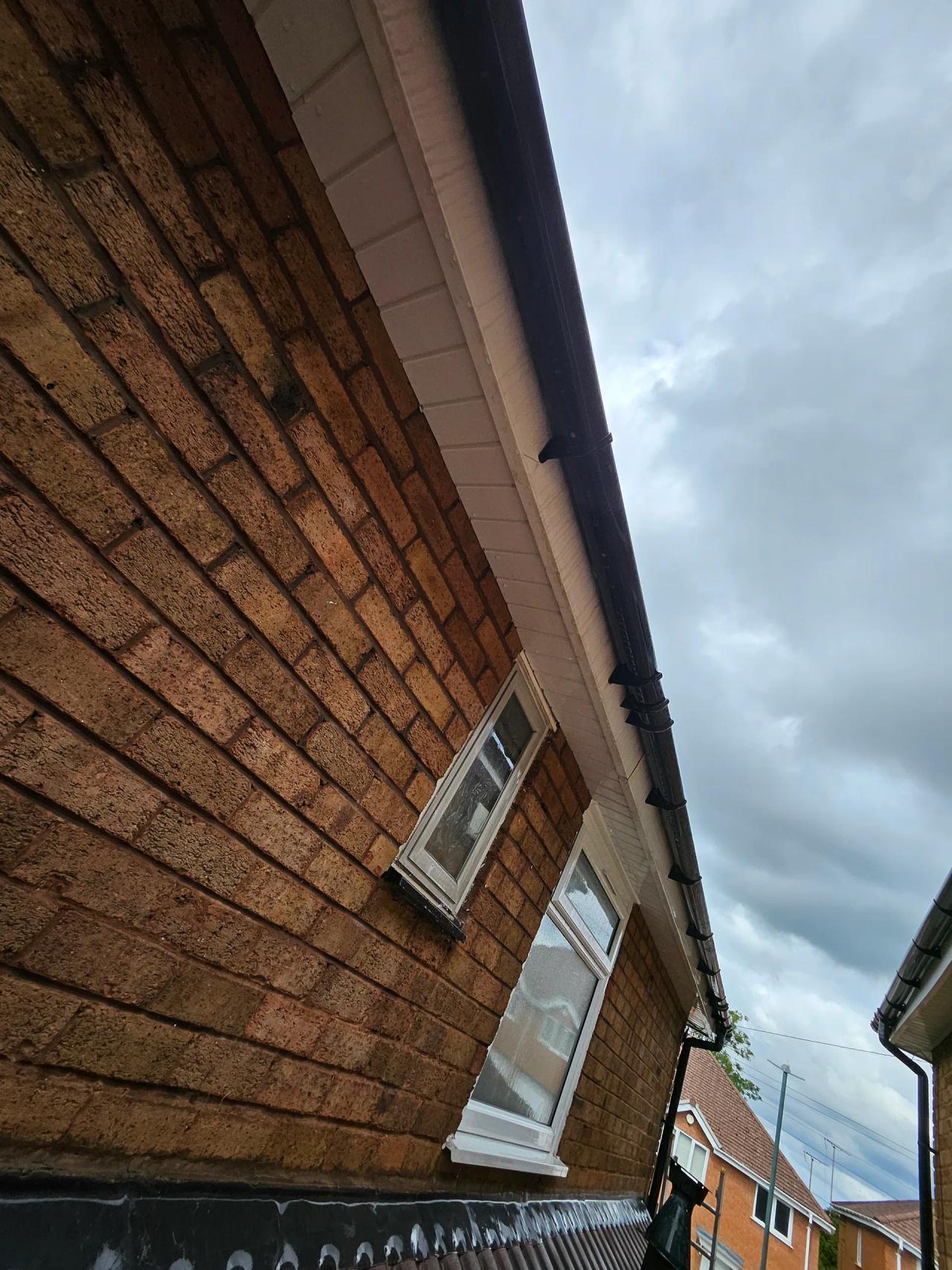 Fascia and soffit cleaning in Kidderminster