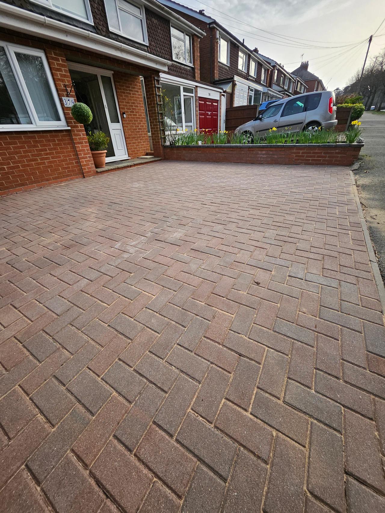 Driveway and patio restoration in Kidderminster