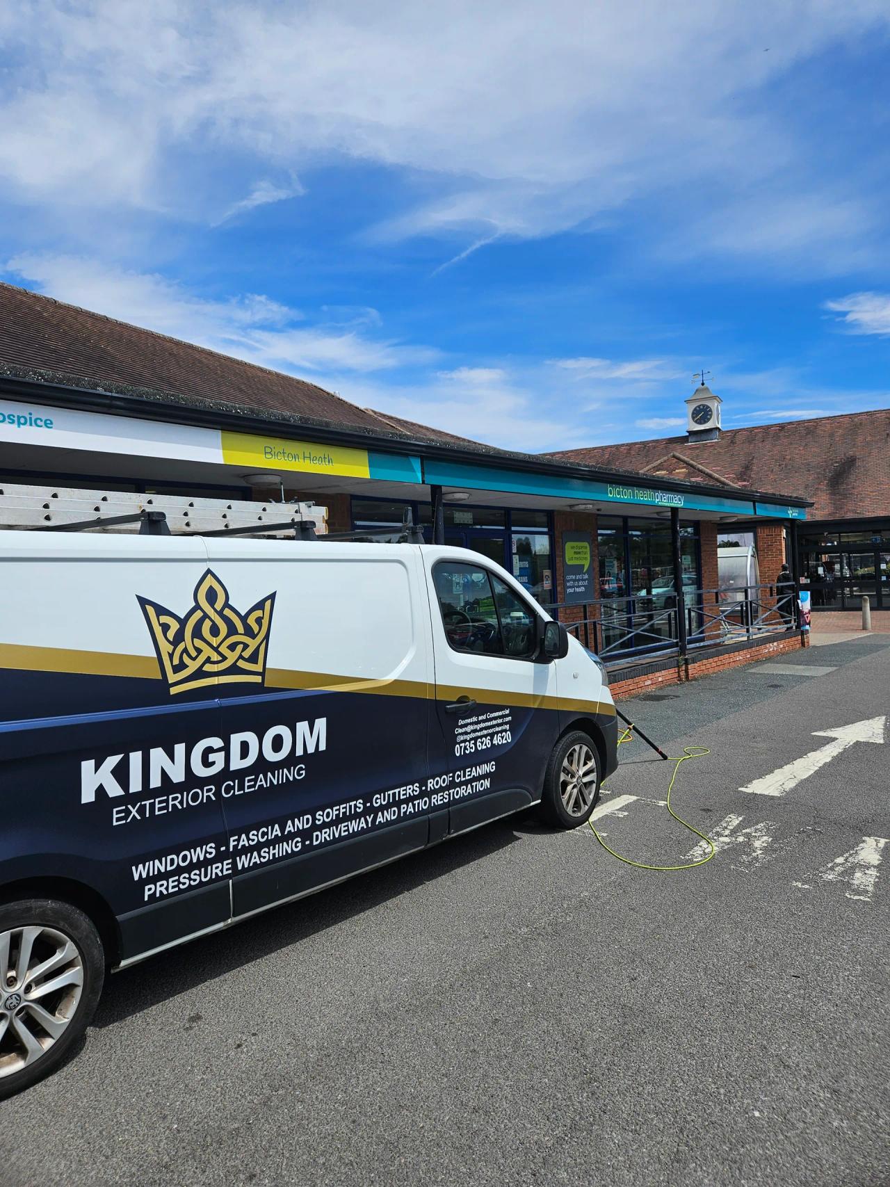 Commercial exterior cleaning in Kidderminster