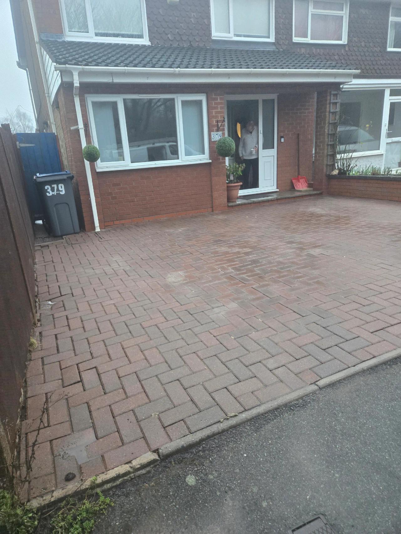 Driveway and patio restoration in Kidderminster