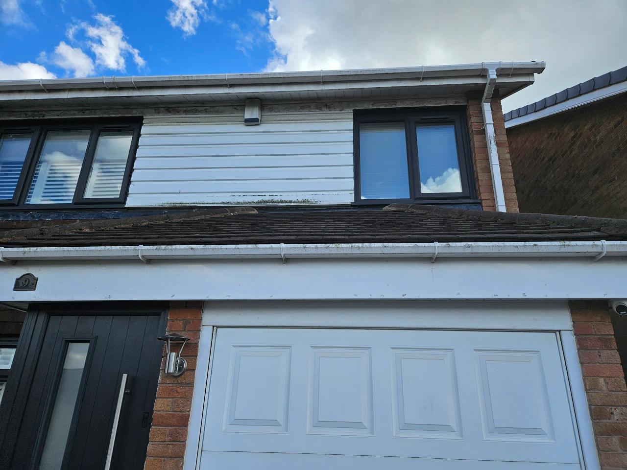 Fascia and soffit cleaning in Kidderminster