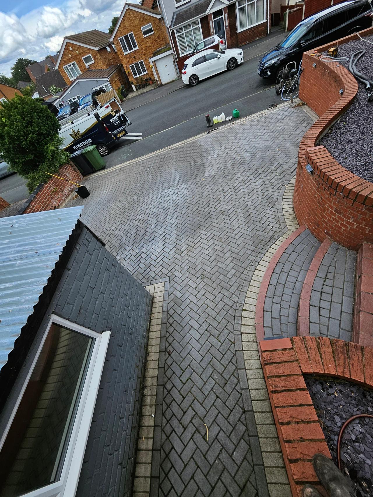 Driveway and patio restoration in Kidderminster