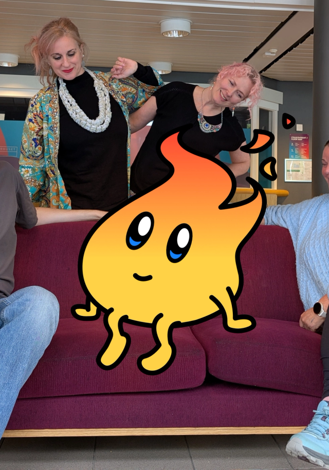 Header som promoterar GLØR Kunstfestival