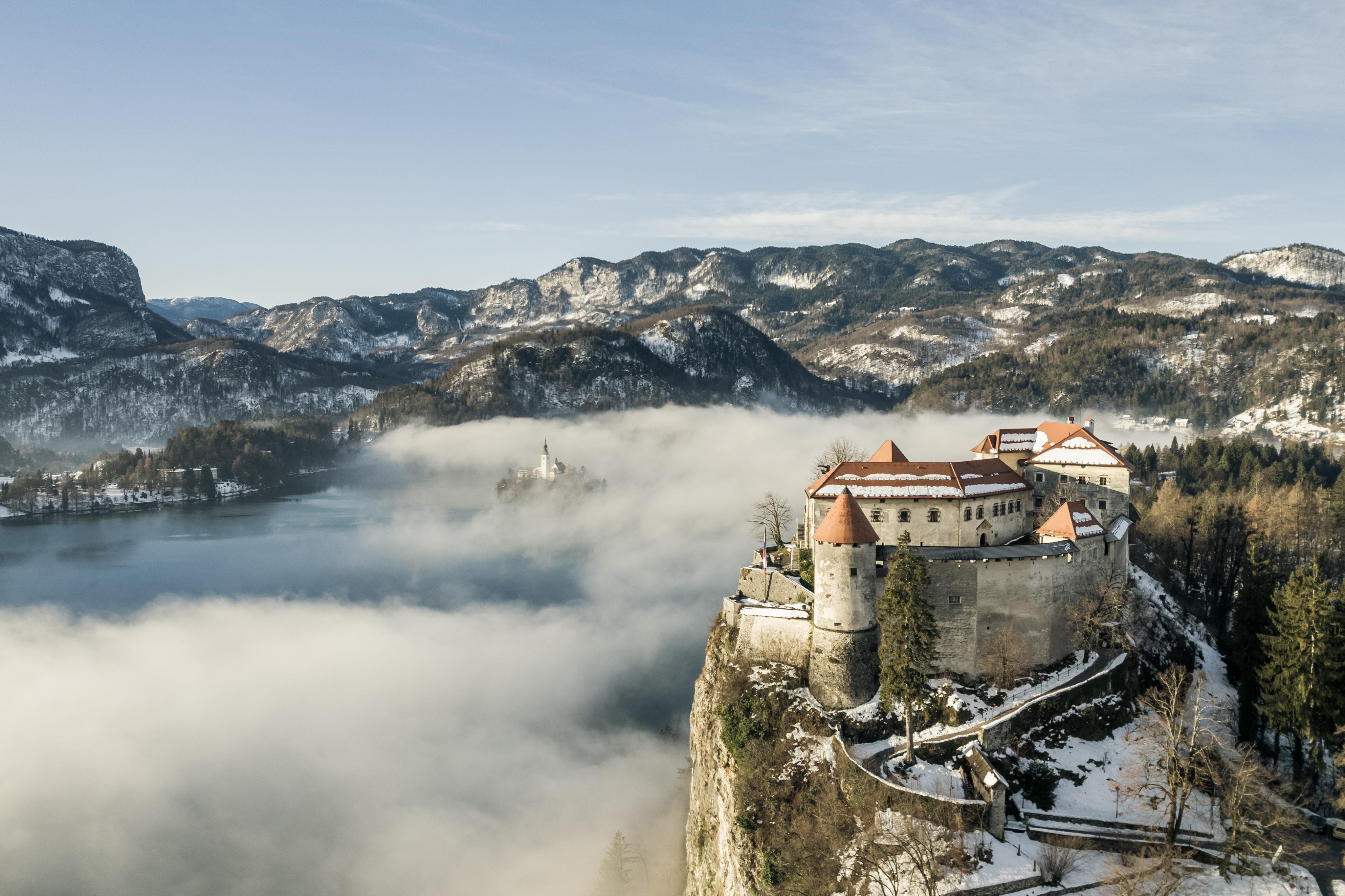 Photographer, bled, lake