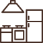 A icon of a kitchen
