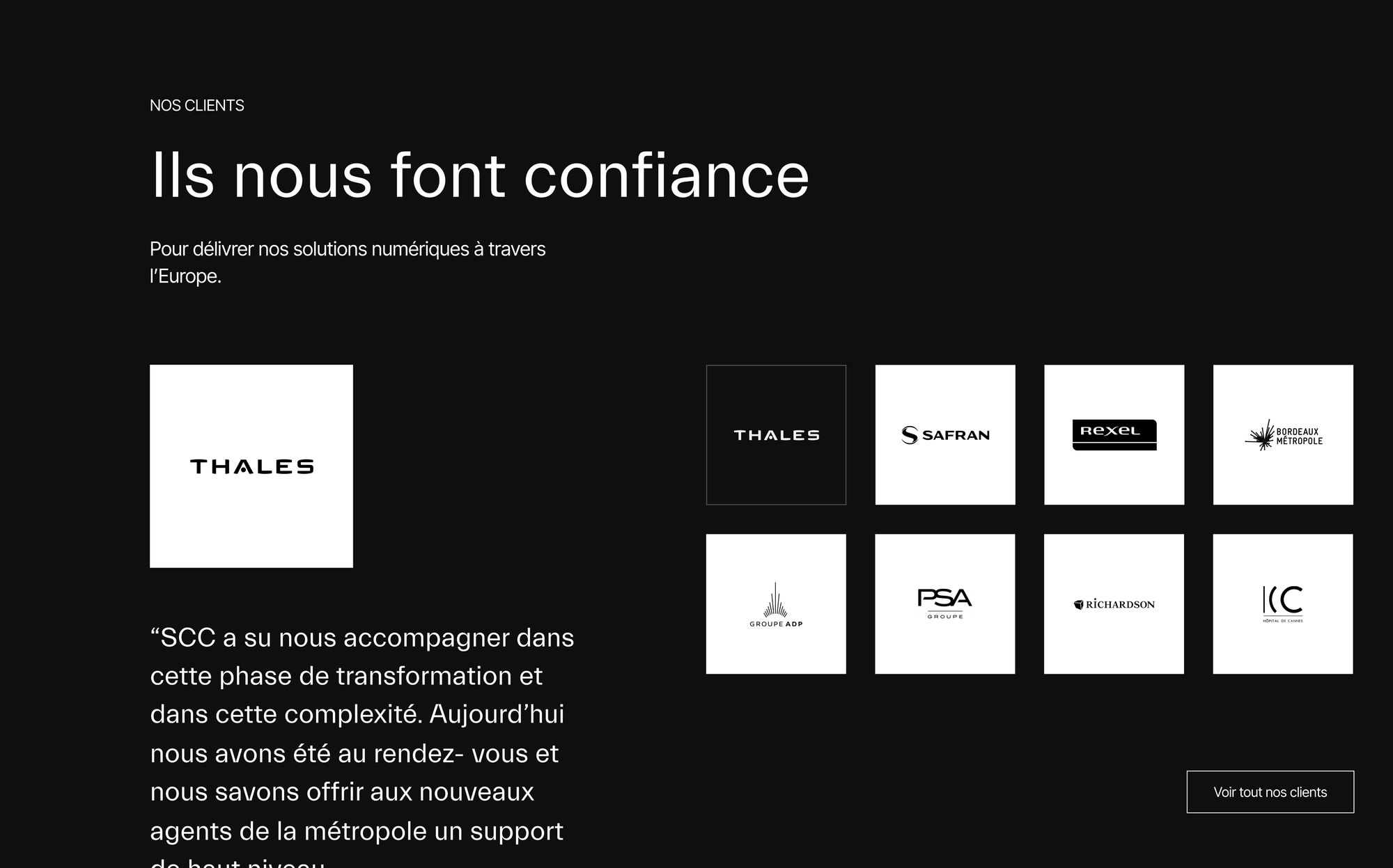 converture du projet