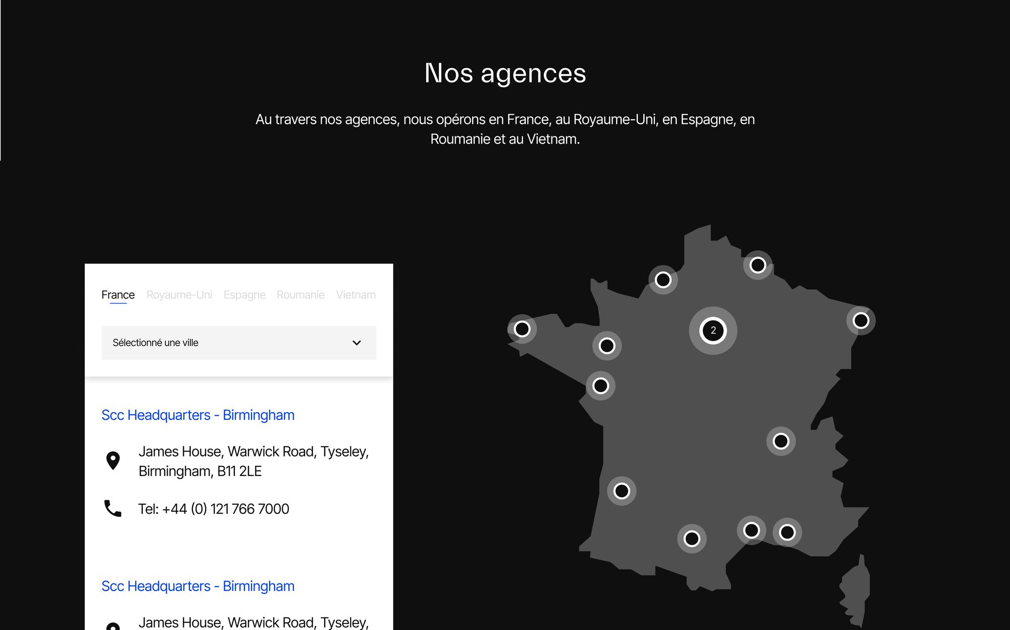 converture du projet