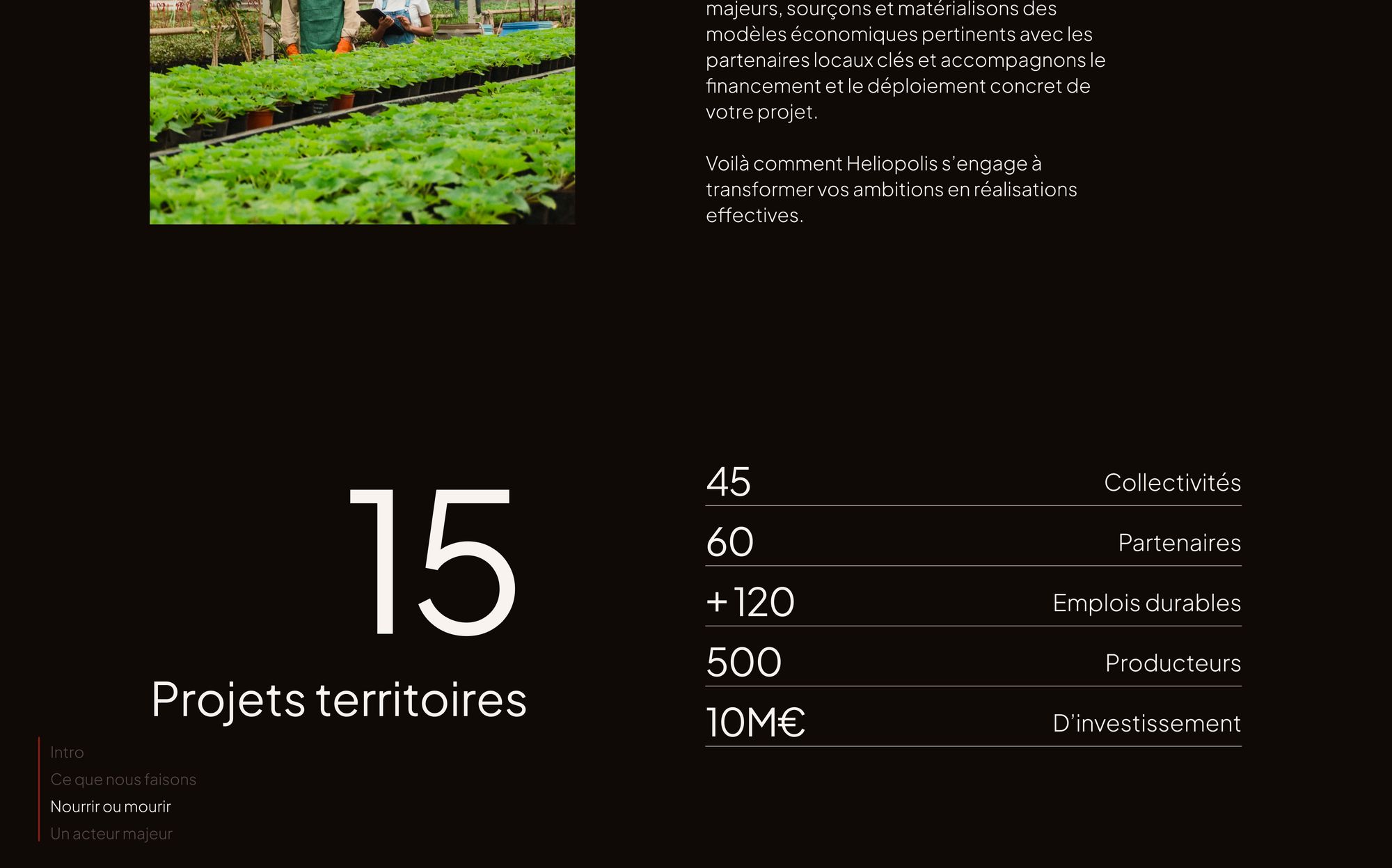 converture du projet