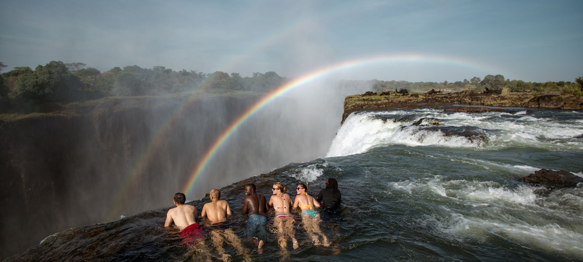 ROAR AFRICA Luxury Destinations Zambia Devil's Pool Swim