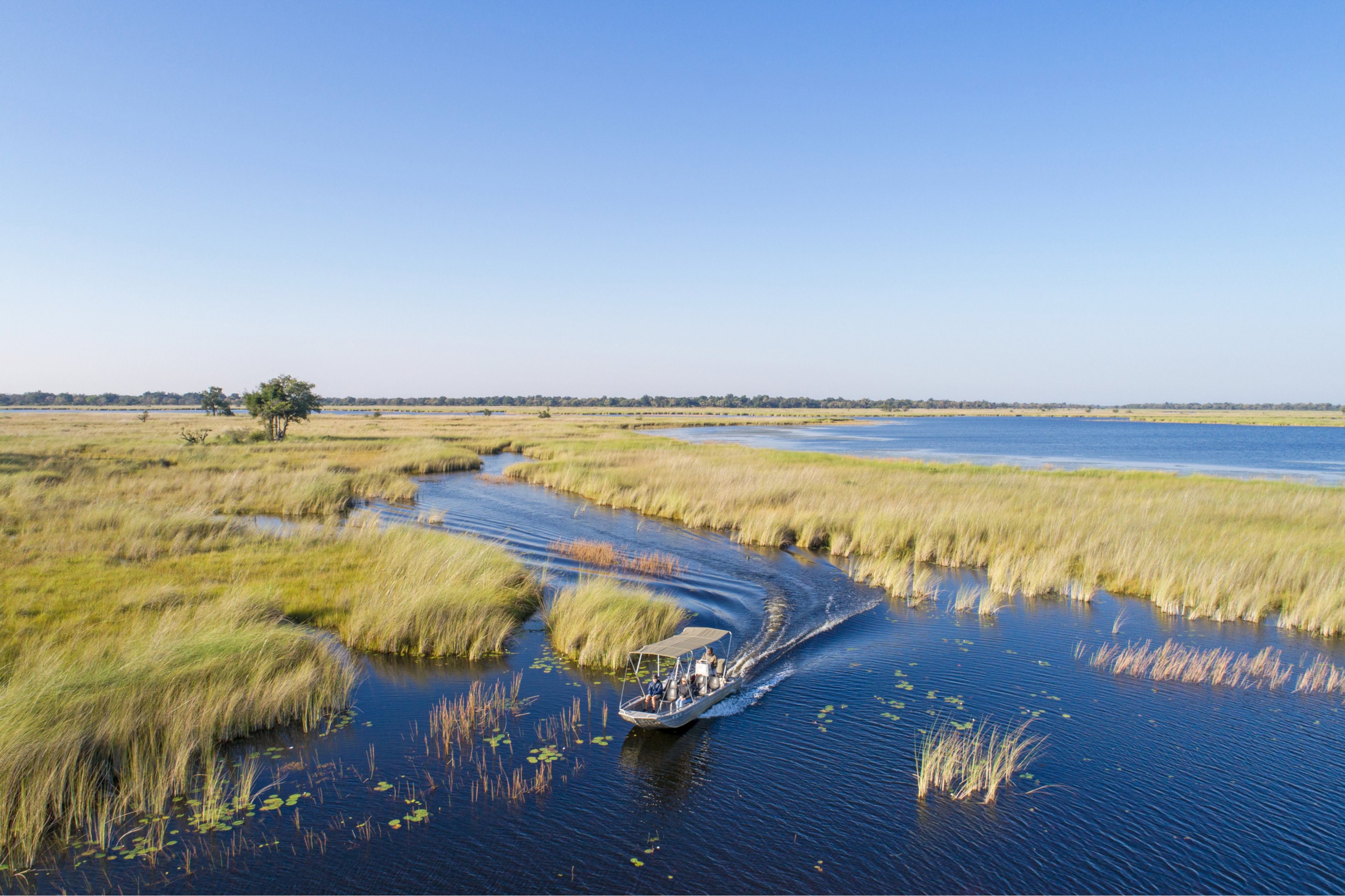 ROAR Luxury Destinations Botswana Motorized Boating