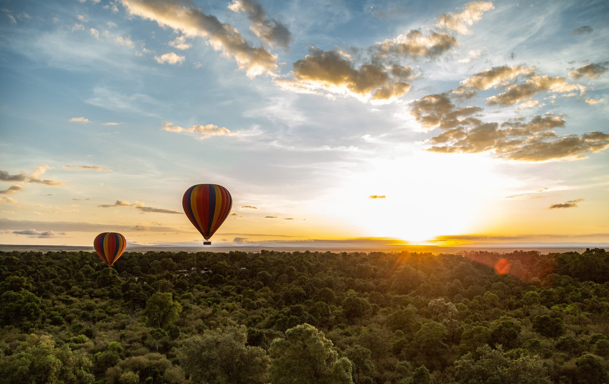 Hot air balloon safaris 