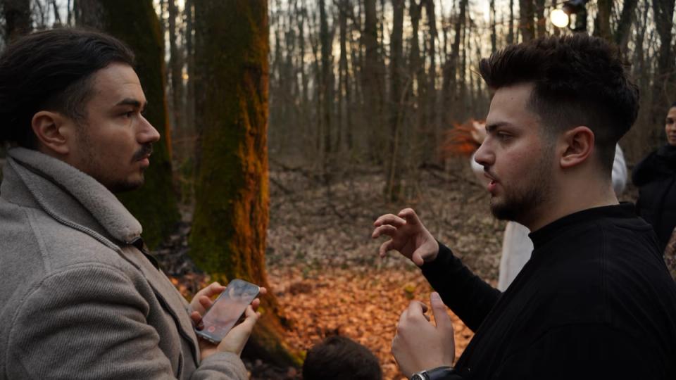 Behind the scenes