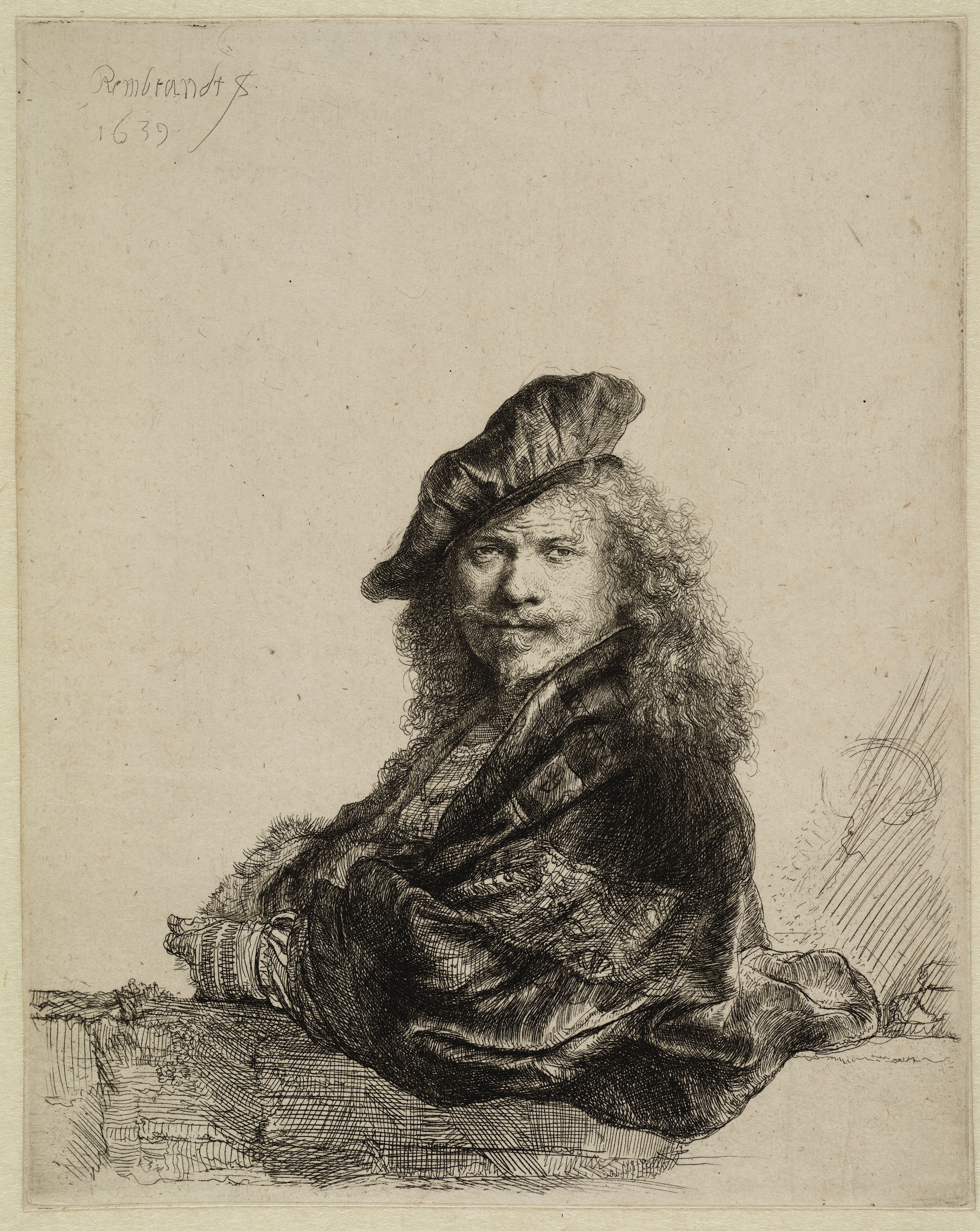 Rembrandt Harmensz. van Rijn, Zelfportret, 1639.