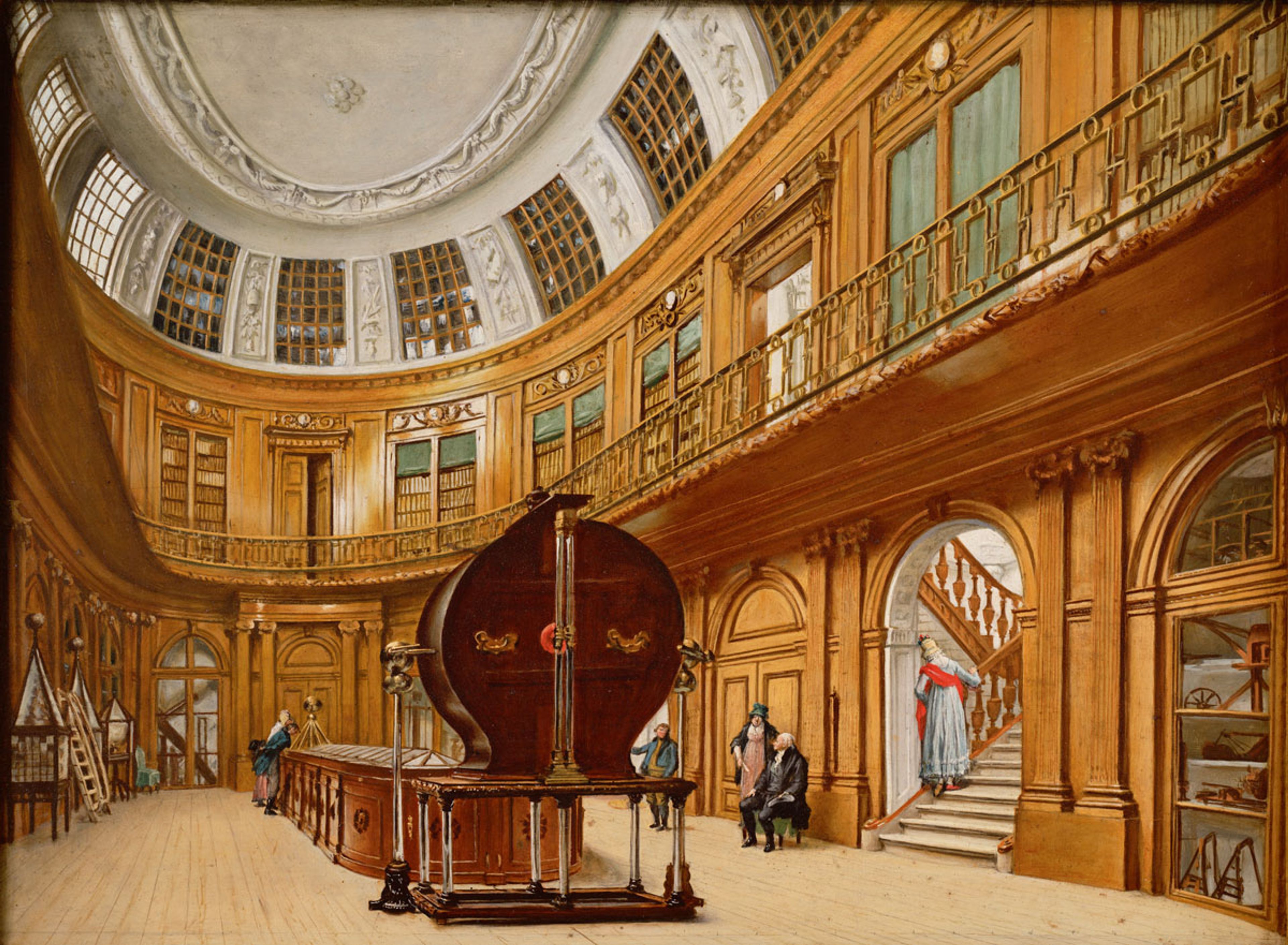 Wybrand Hendriks, De Ovale Zaal van Teylers Museum, 1802-1820.