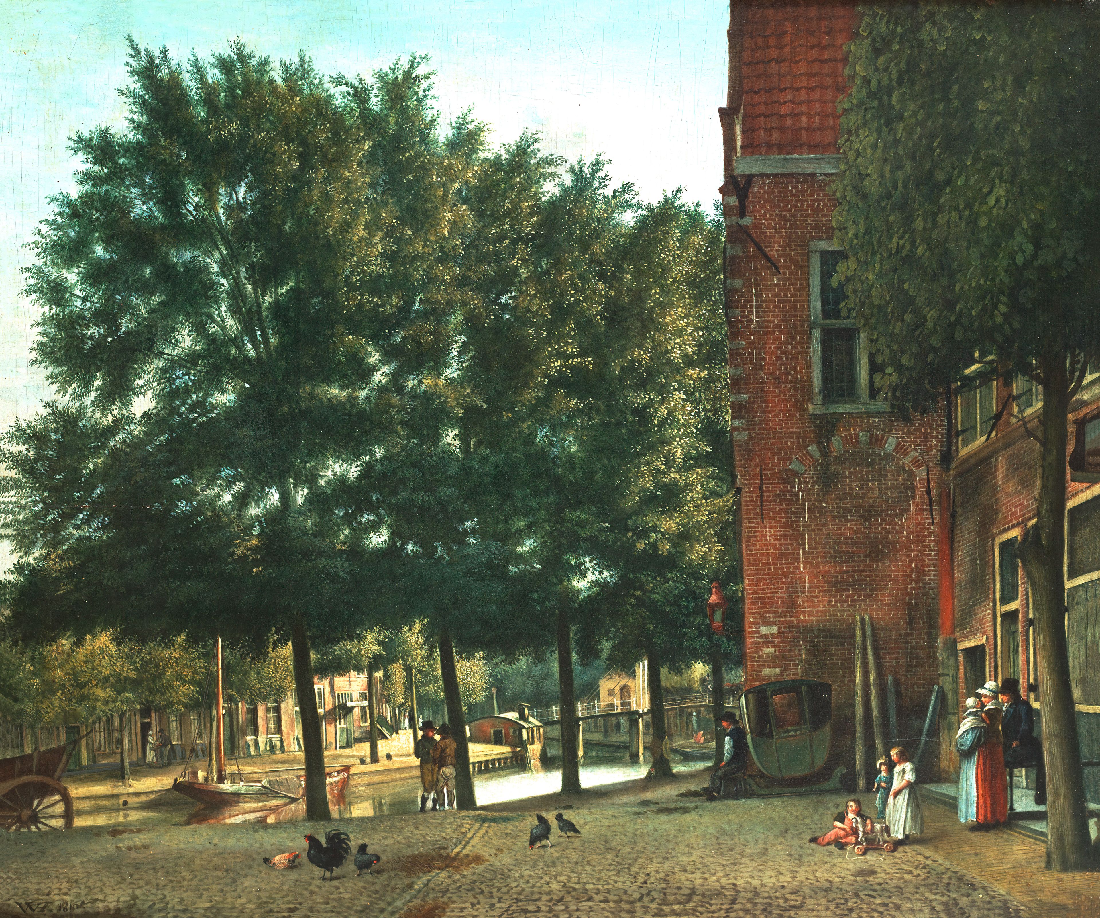 Wybrand Hendriks, ‘Slepershoofd te Haarlem (Kaasmarkt)’, 1810. 