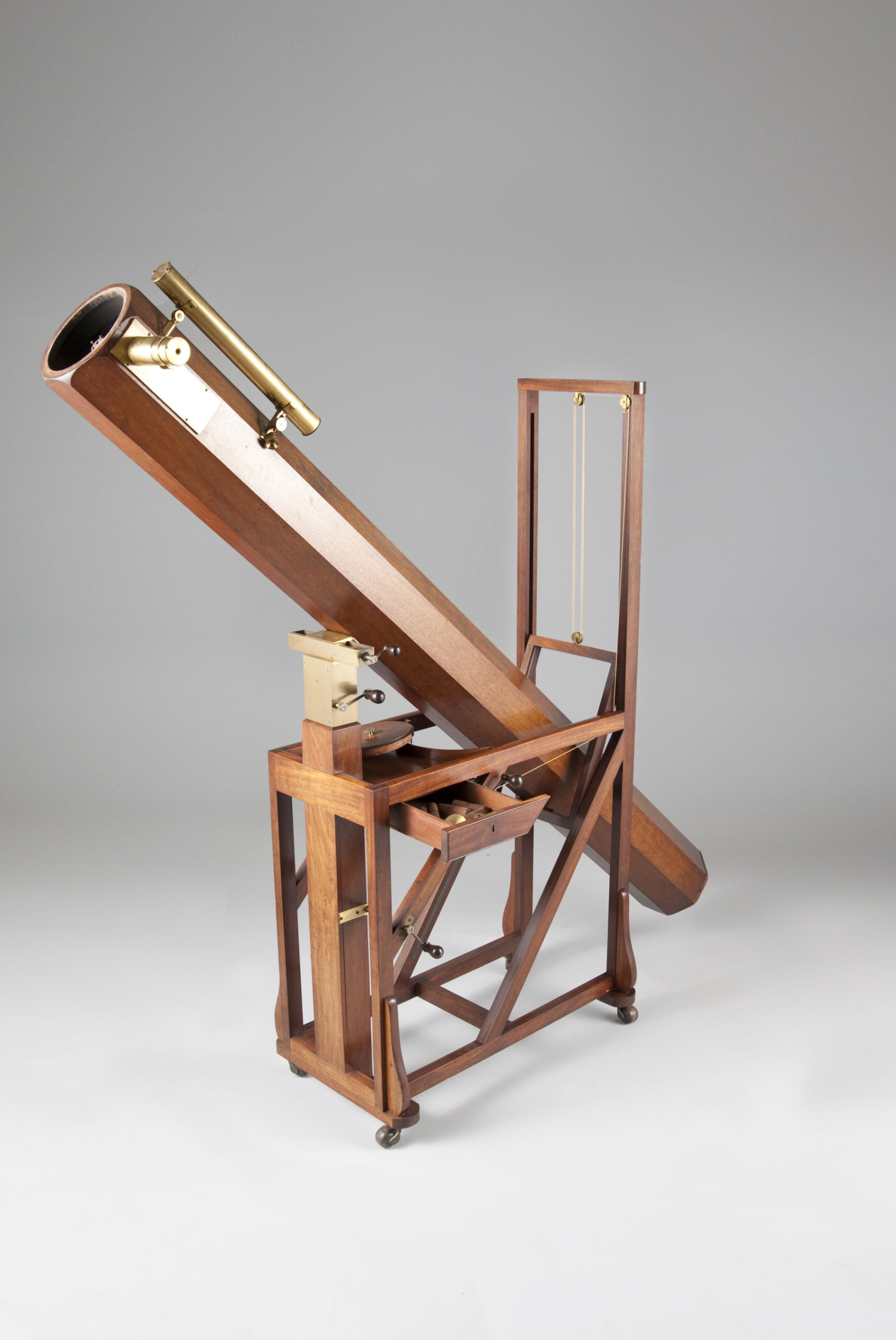 Zevenvoets-Spiegeltelescoop, Frederick William Herschel (1738-1822), 1790. 