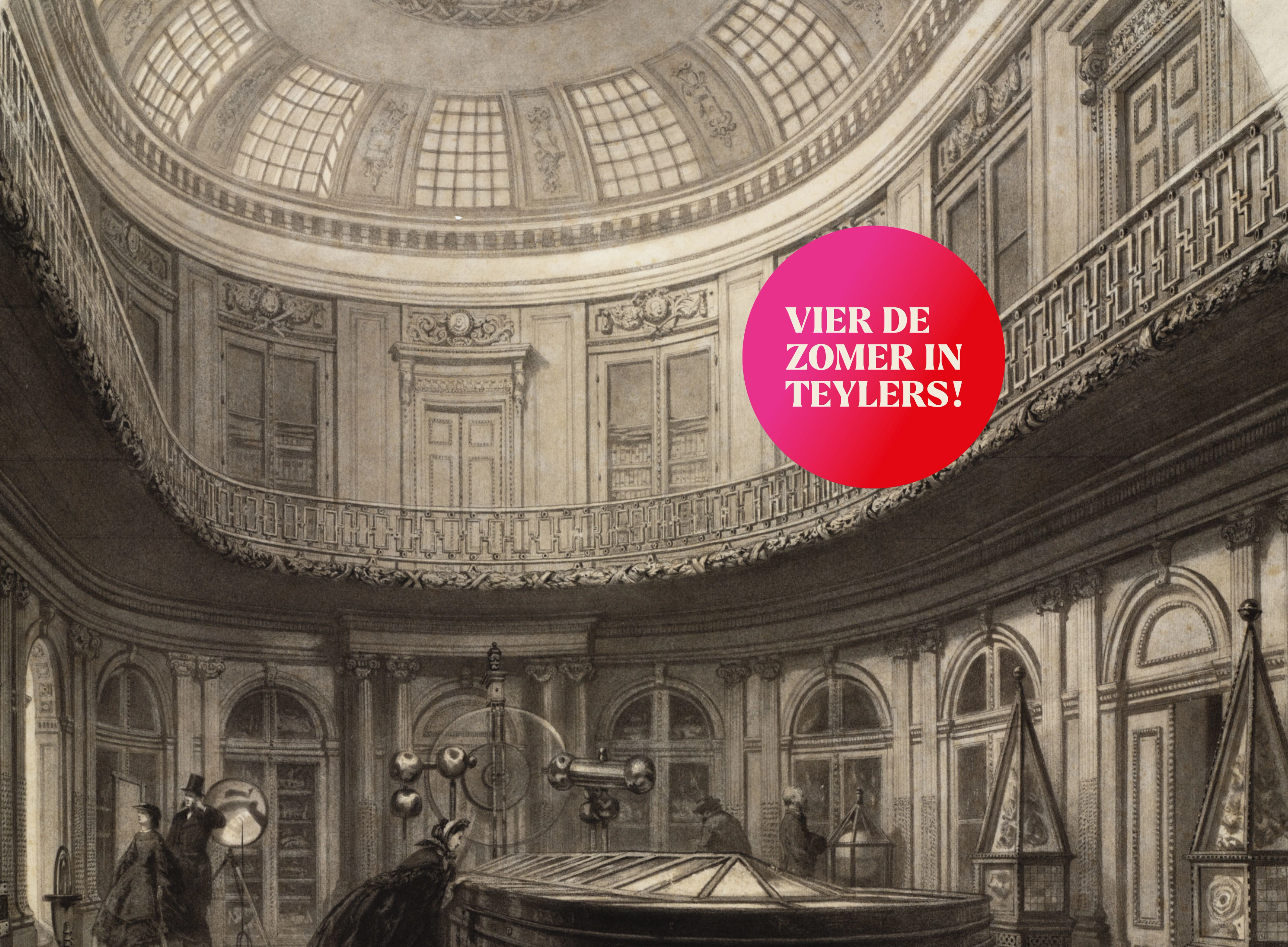 Vier de zomer in Teylers Museum