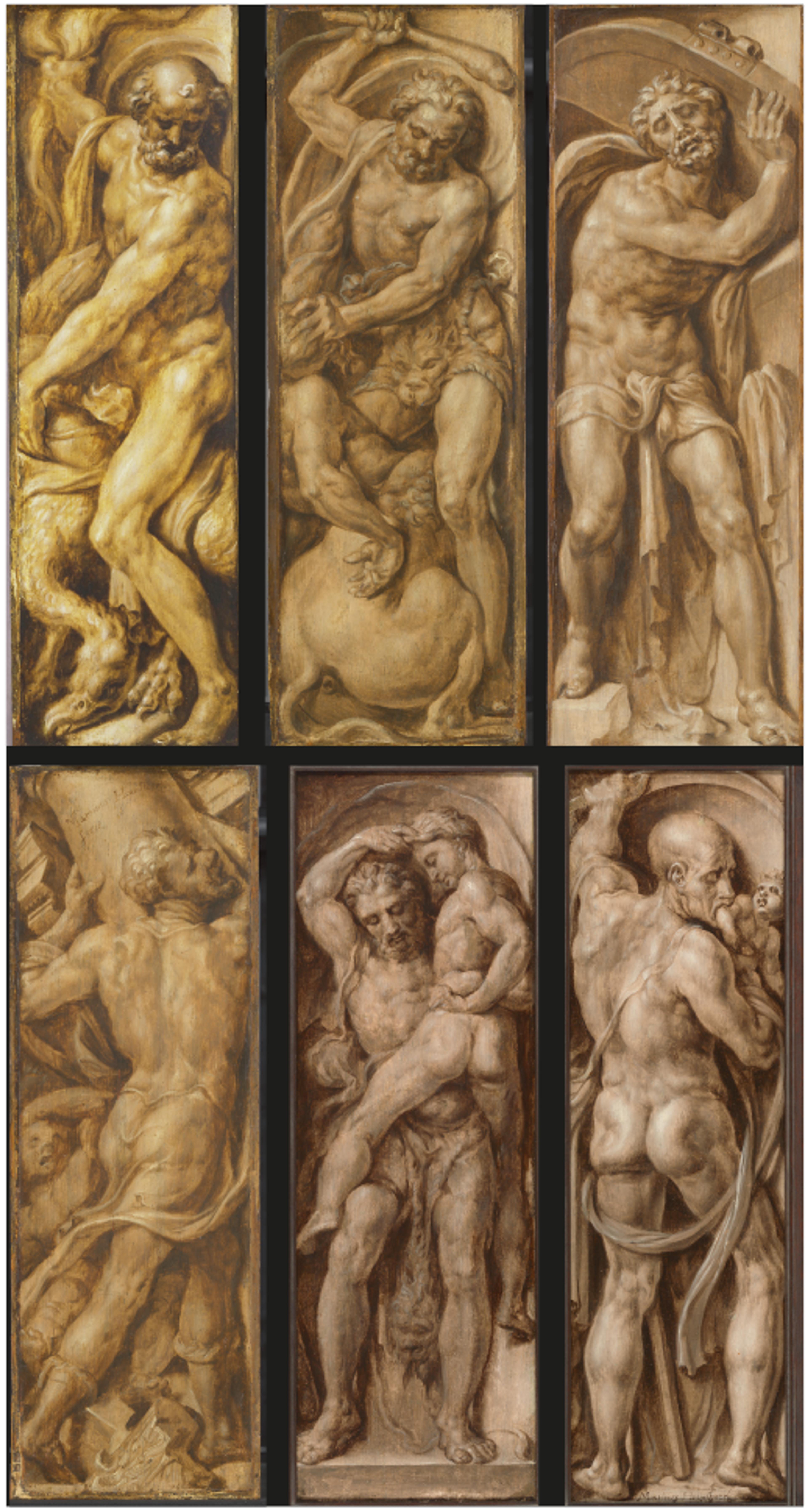 Compilatie van zes van de Sterke Mannen van Maarten van Heemskerck