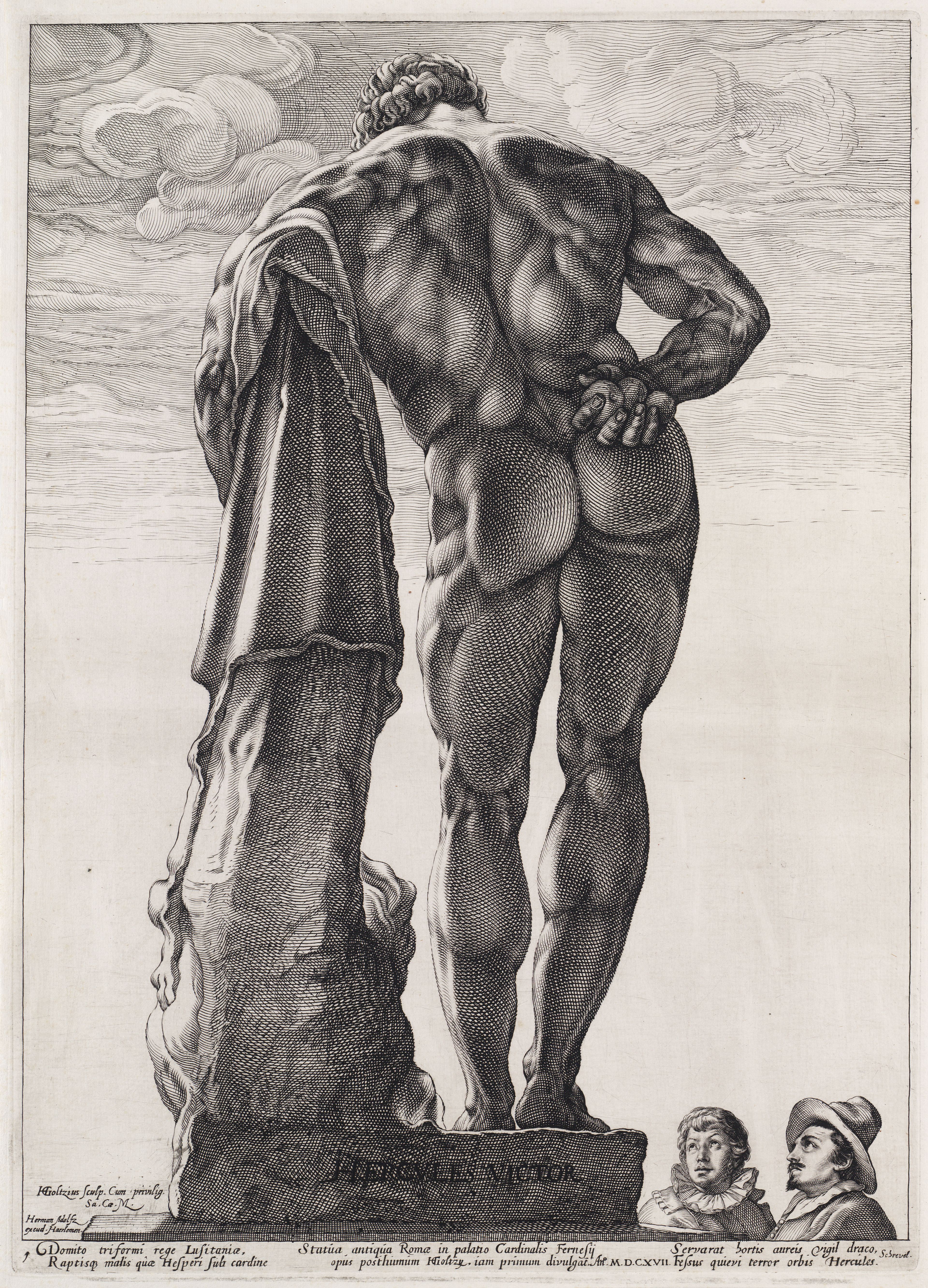 Hendrick Goltzius, Hercules Farnese, ca. 1592.