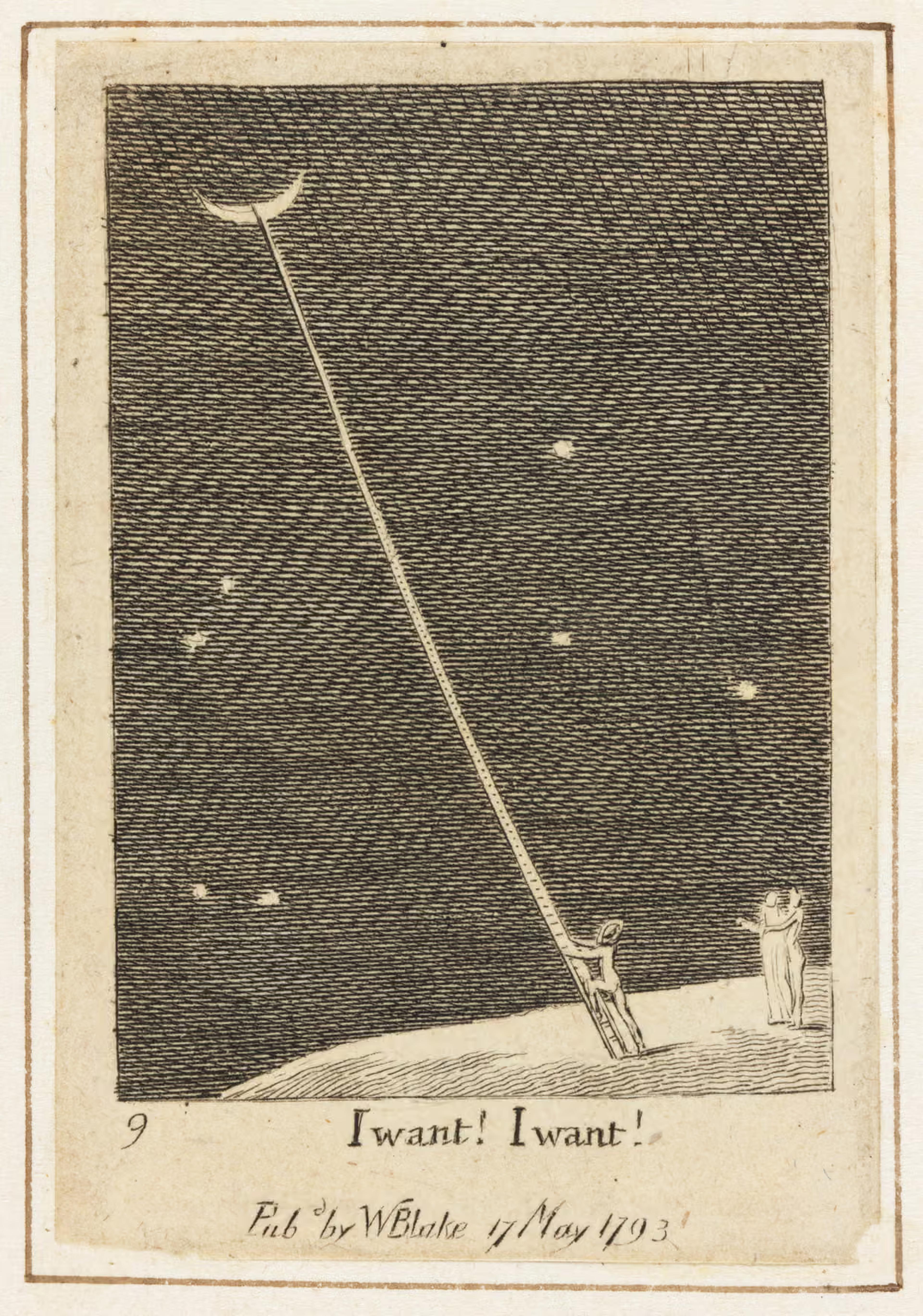 I want! I want!, by William Blake, 1793. I want! I want!, by William Blake, 1793.