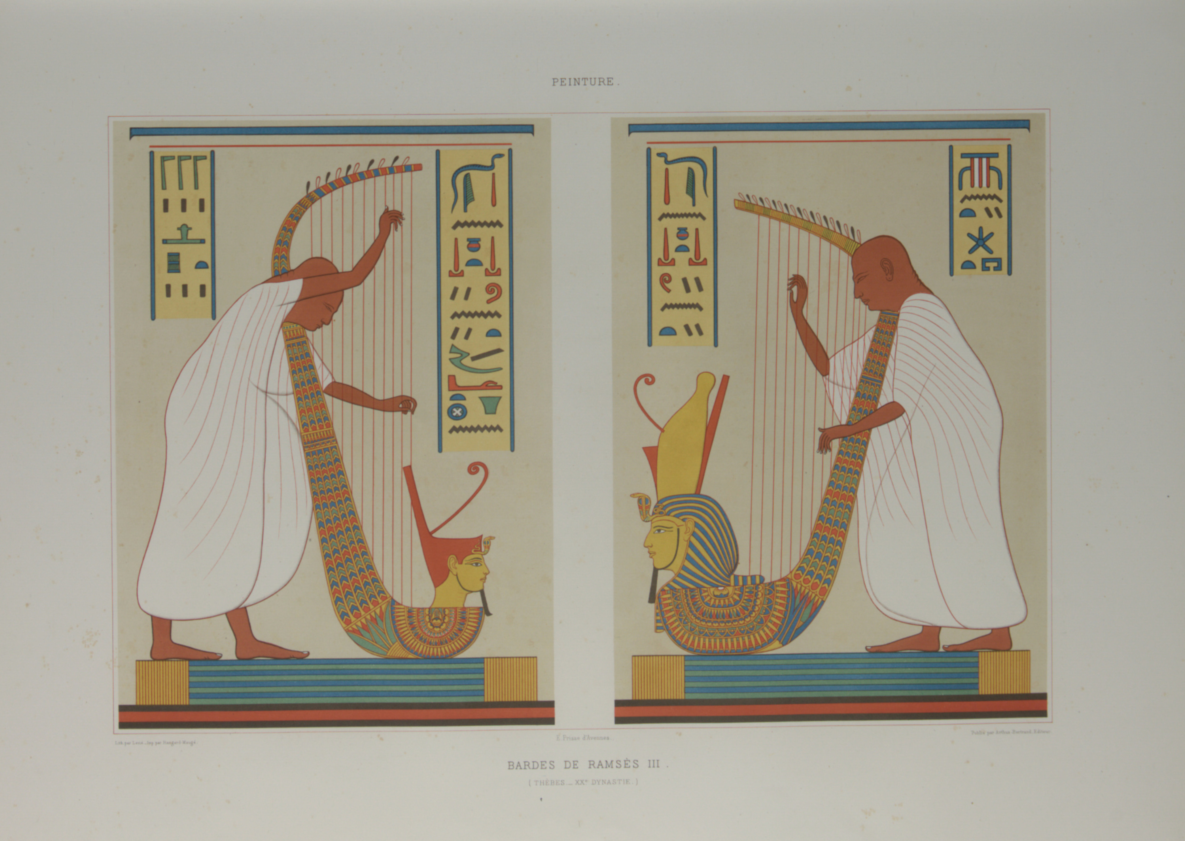 Emile Prisse d’Avennes L’Histoire de l’Art Egyptien, 1877, Collectie Teylers Museum.