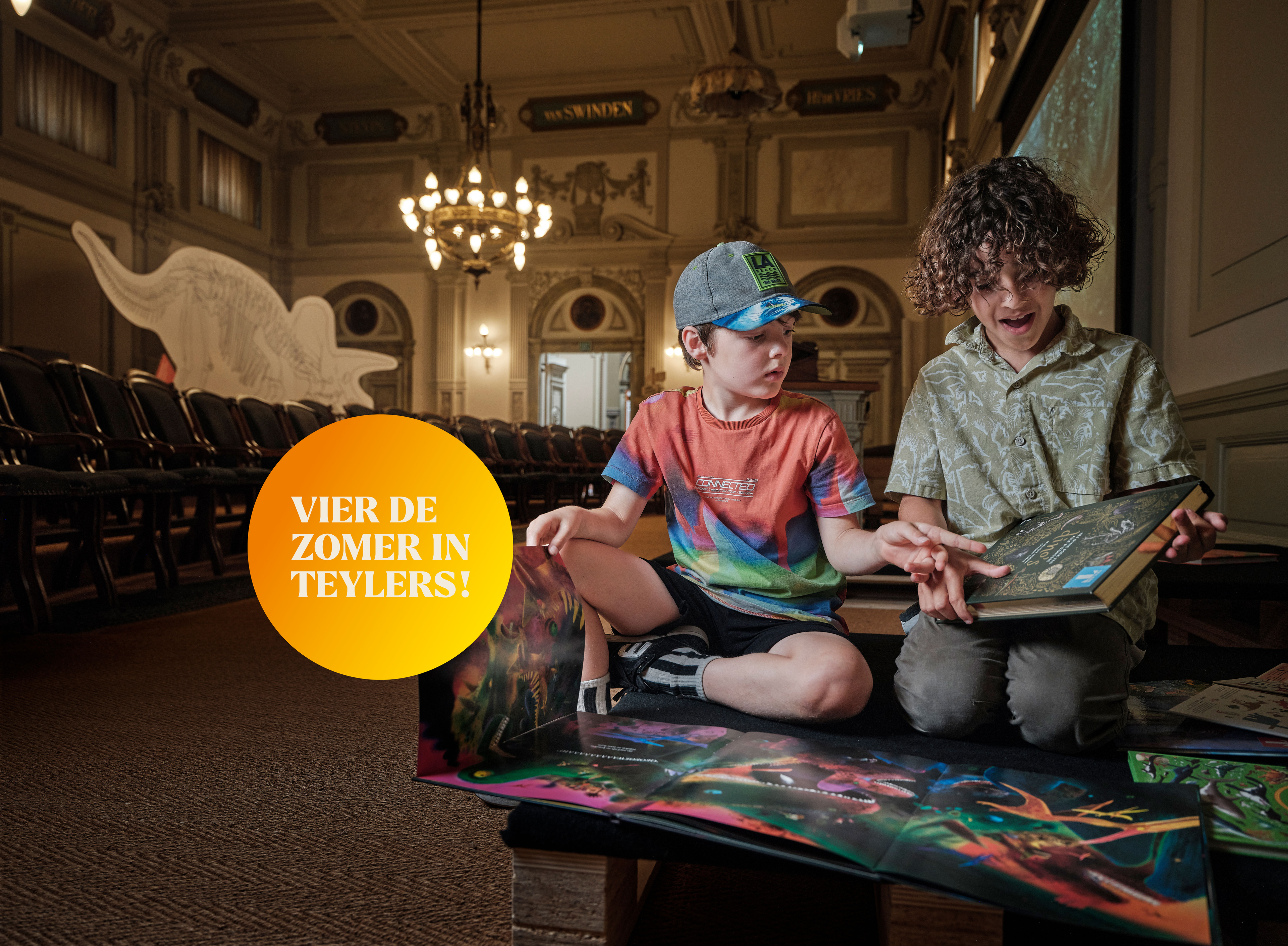 Vier de zomer in Teylers Museum