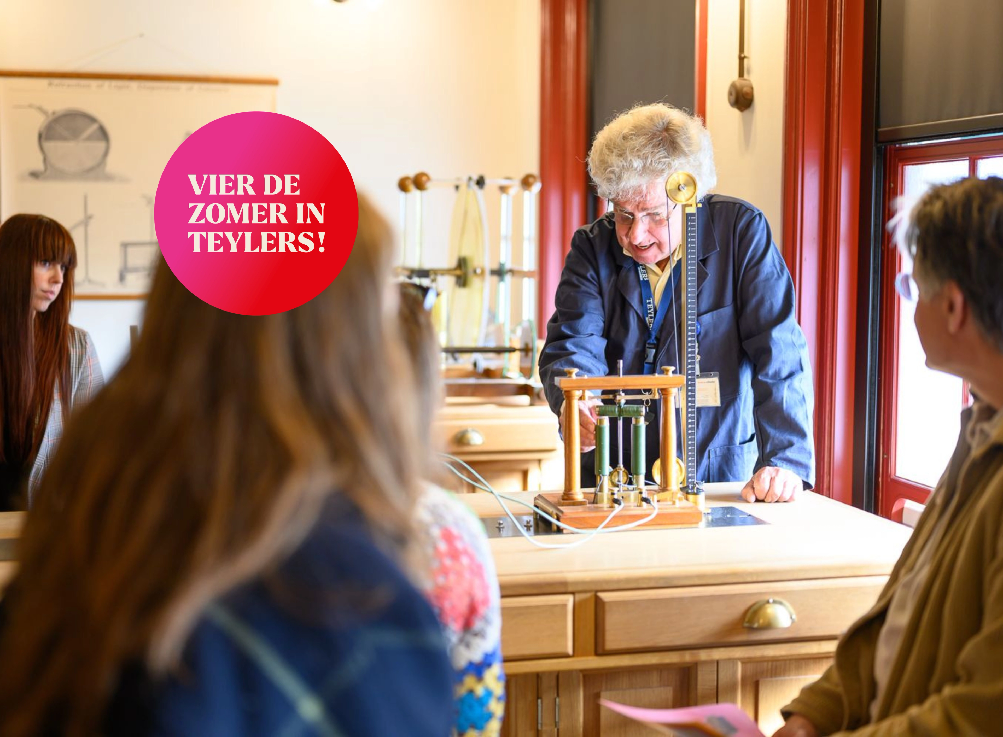 Vier de zomer in Teylers Museum