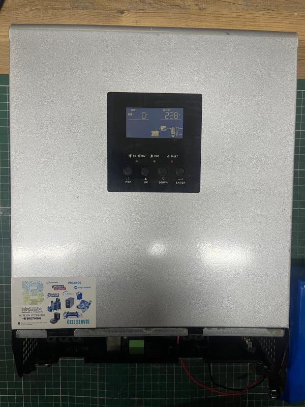 Savior 3kW Solar İnverter 01 Fan Arızası Tamiri | Bursa İnverter Servisi
