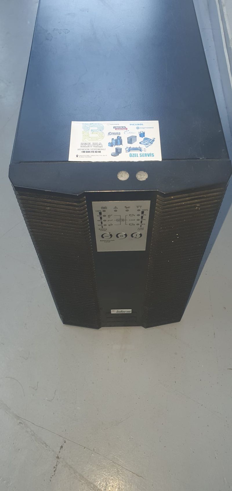 Inform 3 kW UPS Tamiri ve Akü Değişimi Bursa - TAMİR SONRASI (TAMAMLANDI)