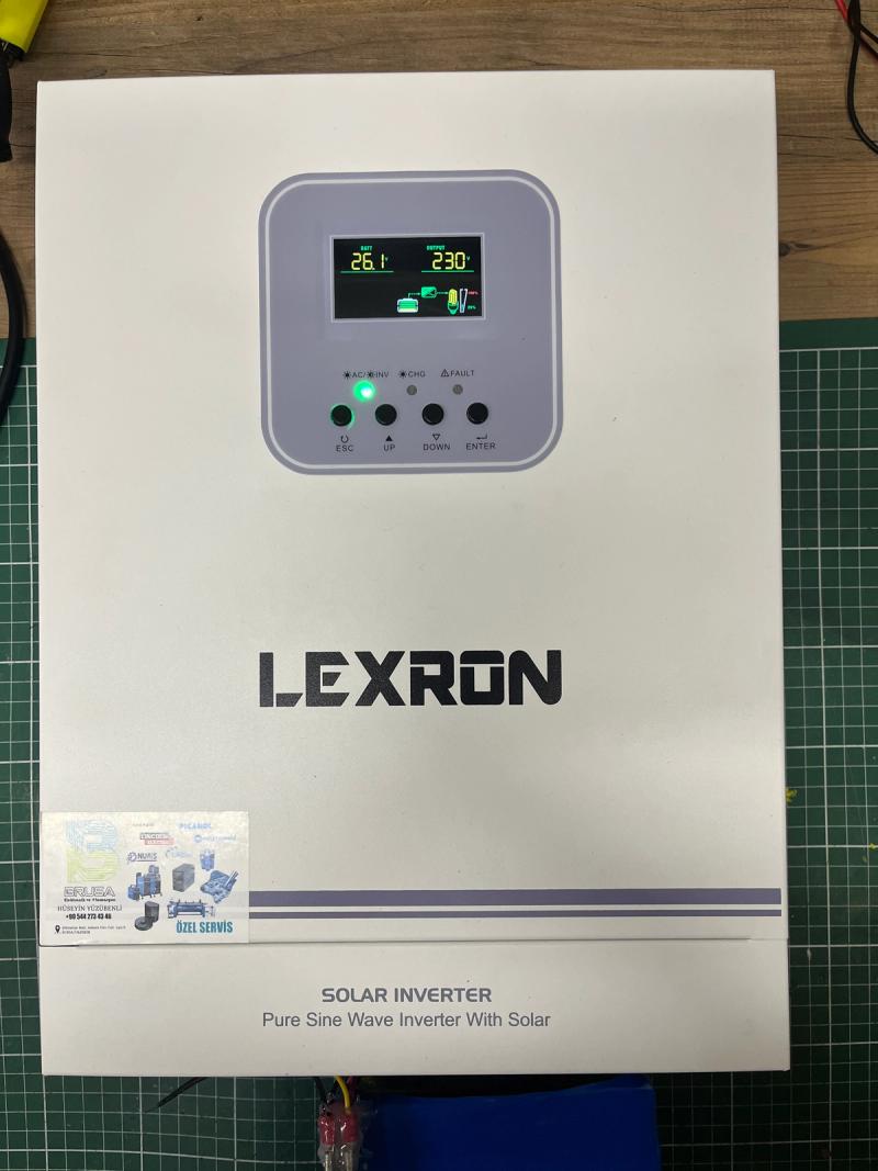 Lexron 3kW 24V Solar İnverter Fan Değişimi ve Bakımı – Bursa - TAMİR SONRASI (TAMAMLANDI)