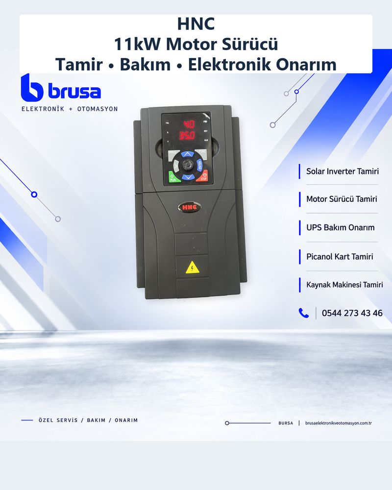 HNC 11kW Motor Sürücü Tamiri | Bursa - TAMİR SONRASI (TAMAMLANDI)