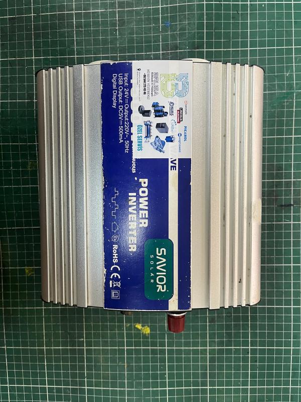 Savıor 1500W 24V İnverter Tamiri Tamamlandı
