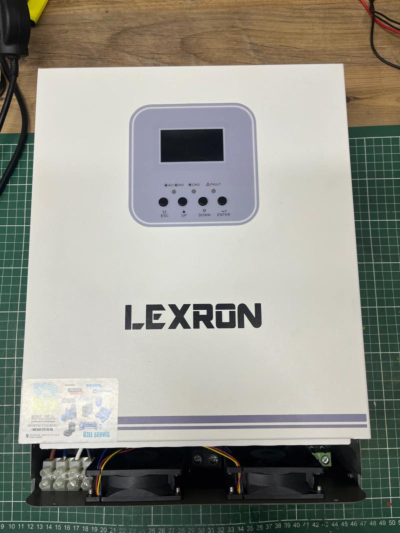 Lexron 3kW 24V Solar İnverter Fan Değişimi ve Bakımı – Bursa - TAMİR ÖNCESİ