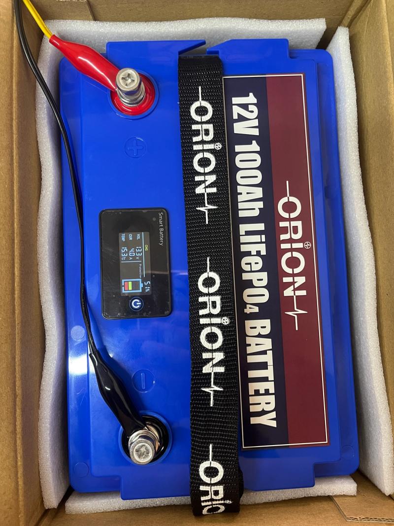 Orion 12V 100Ah LiFePO4 Bluetooth Ekranlı Akü Teslimatı – Bursa - TAMİR SONRASI (TAMAMLANDI)