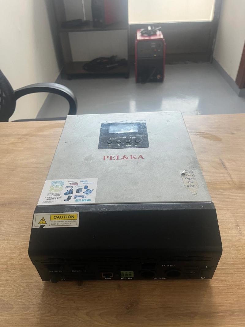 PEL&KA Solar İnverter Tamiri – Solar’dan Akü Şarj Etmeme Arızası Giderildi - TAMİR ÖNCESİ