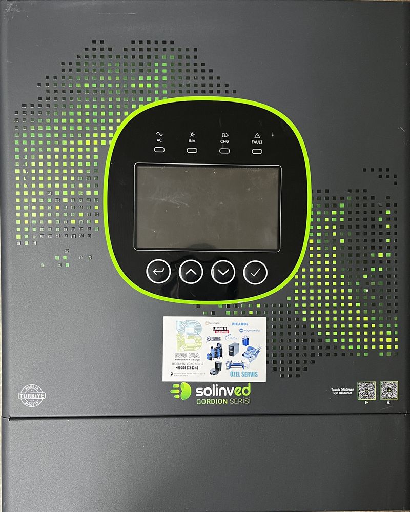 Solinved 5kW Solar İnverter Tamiri | Bursa - TAMİR SONRASI (TAMAMLANDI)