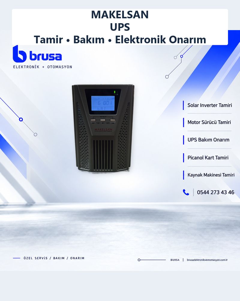 Makelsan UPS Tamiri | Bursa - TAMİR SONRASI (TAMAMLANDI)