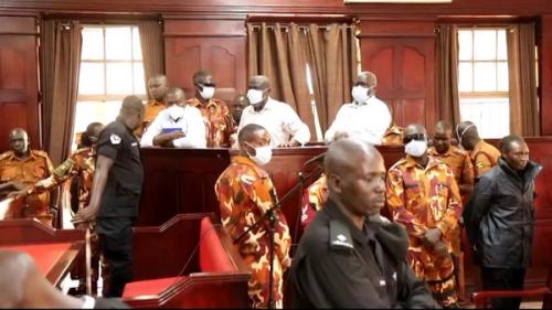 Kizza in courtroom Kampala 