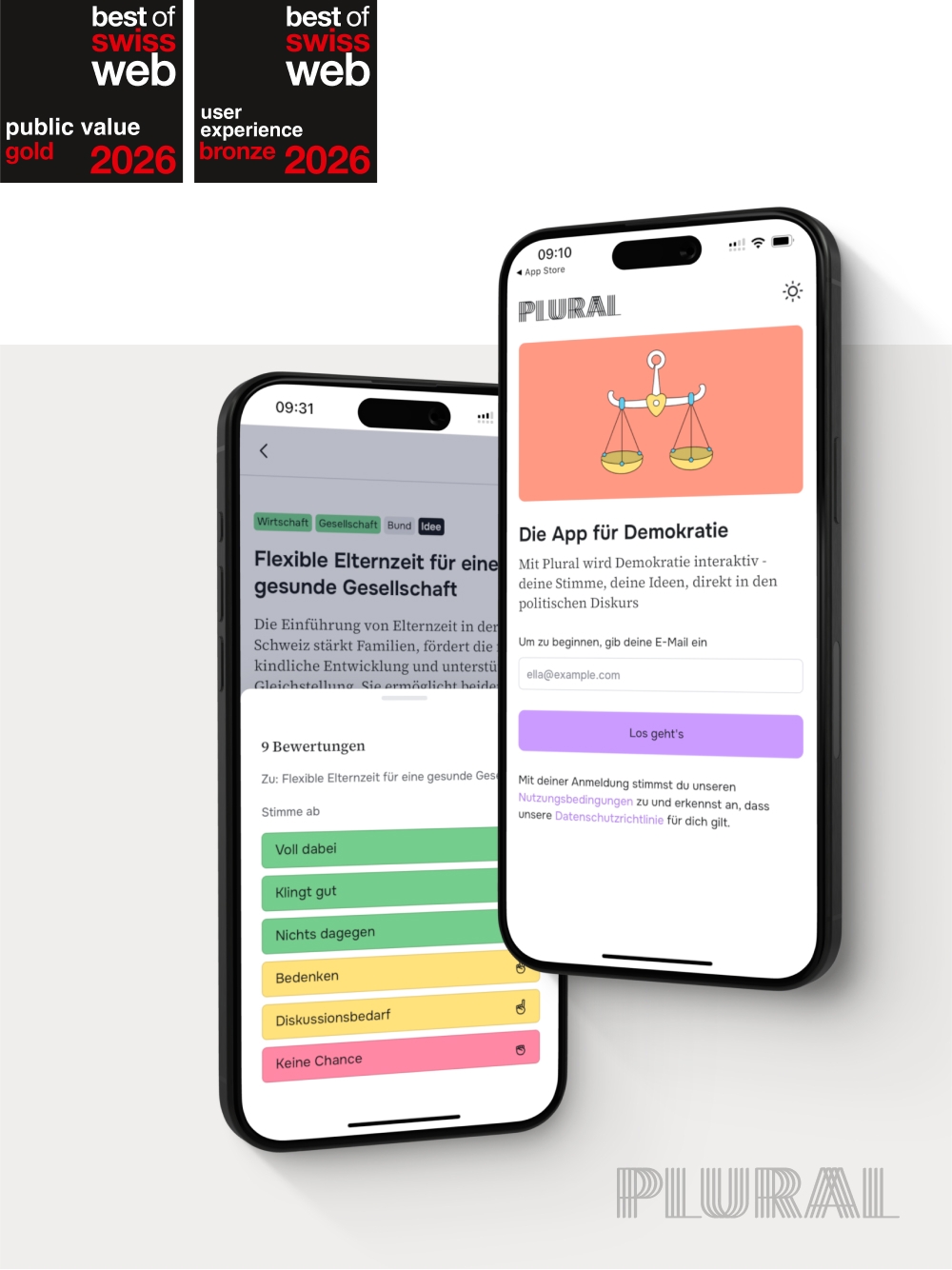 Mobile App - Demokratie to go