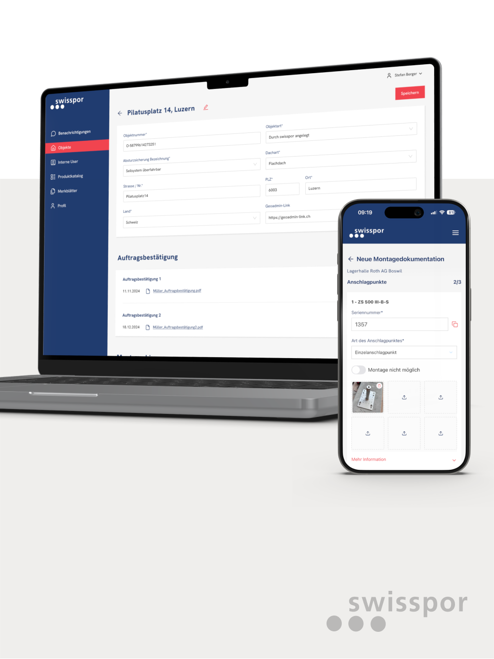 App for complex processes in the construction industry