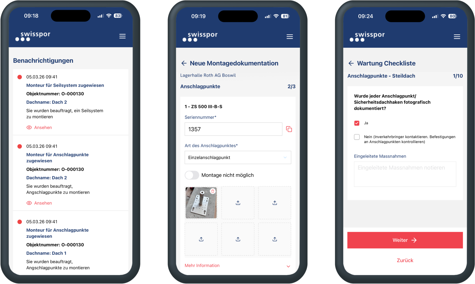 App für komplexe Prozesse in der Baubranche