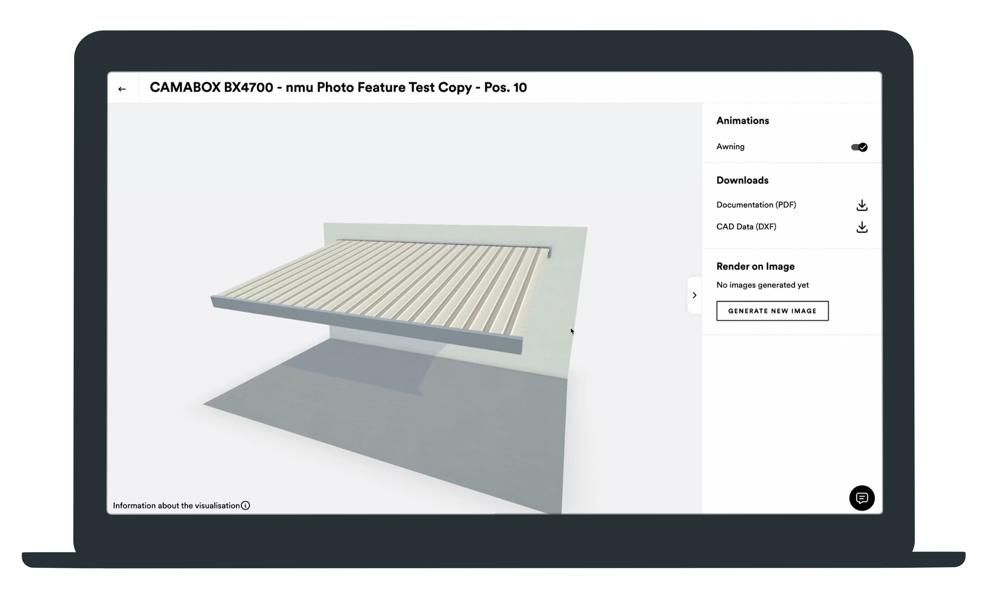 3D-Visualisierung für eine CPQ-Standardlösung