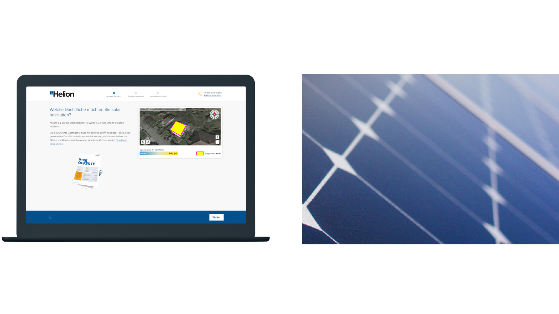 Solar calculator and offer configurator