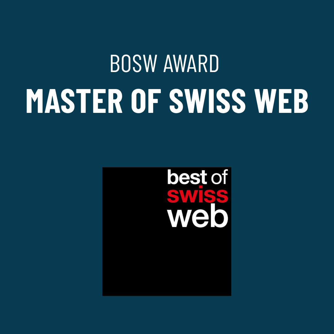 Mastertitel Best of Swiss Web