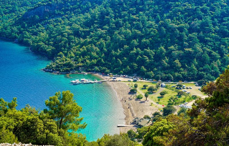 Sarsala bay from Dalaman, Mugla, Turkey.