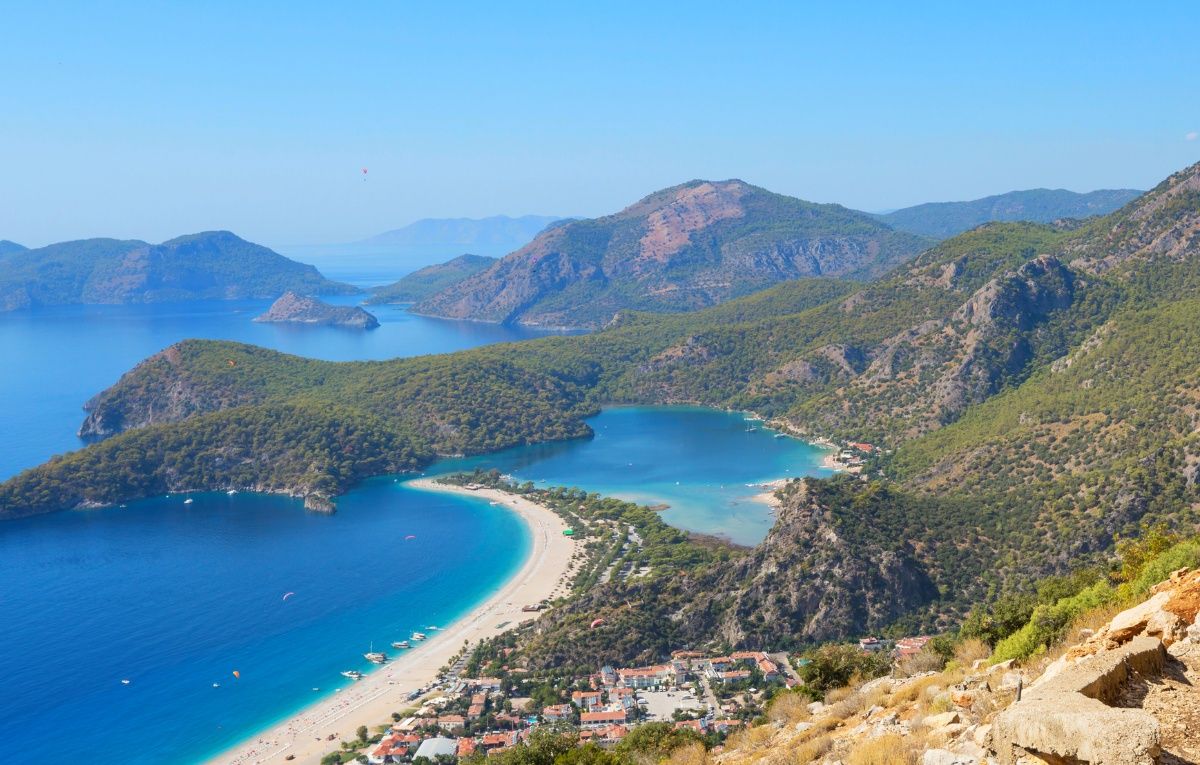 Aerial view of Lycian Way
