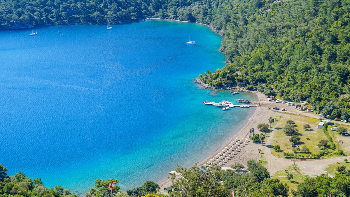 Sarsala bay from Dalaman, Mugla, Turkey