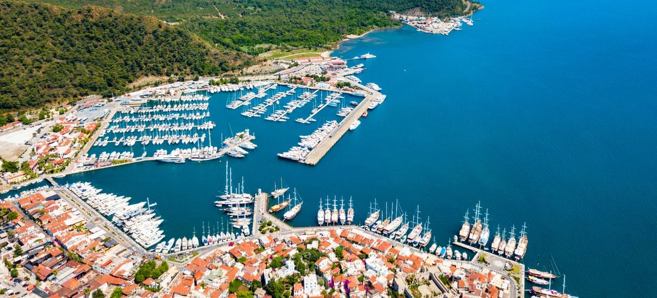 Marmaris Aerial View in Turkey