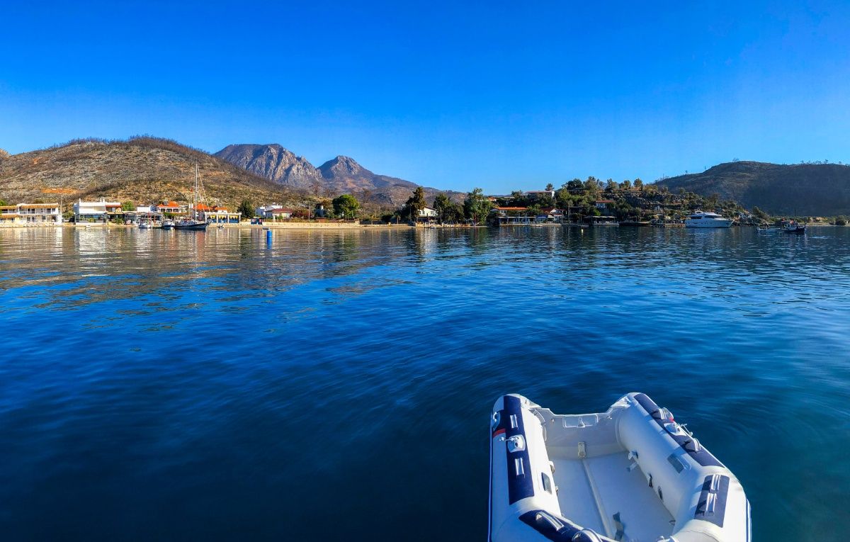 Panoramic view from Çökertme Bay